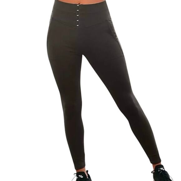 Free People FP Movement XS high rise Hooked on You corset legging P 2706 - Picture 1 of 12